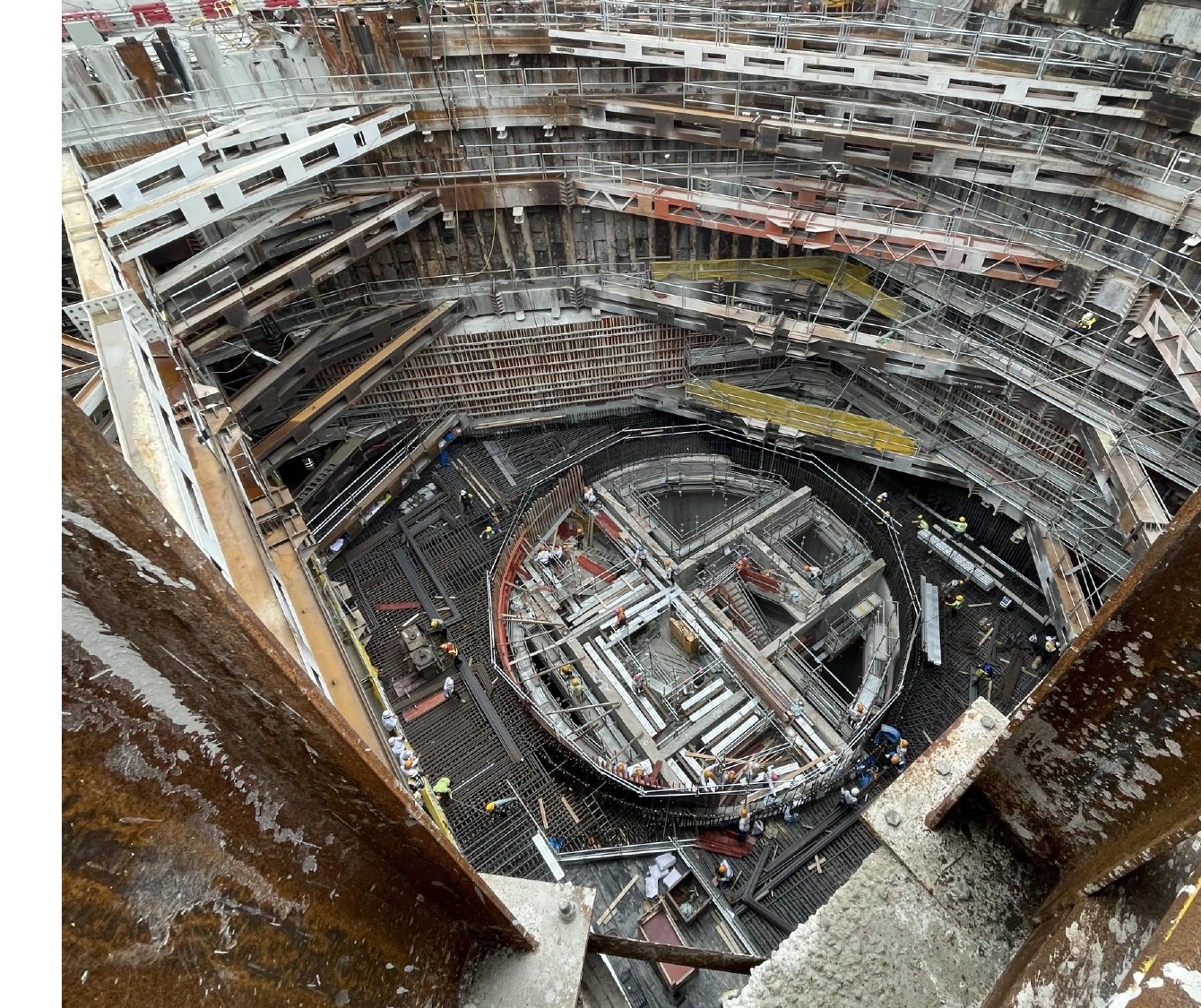 Central Kowloon Route deep excavation and pile cap